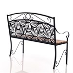 Кованая скамейка для сада