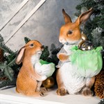 Кашпо Заяц с капустой U09093 U09093 - фото 77195