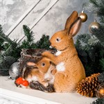 Кашпо для цветов Зайчиха U09076 полистоун высота 26см U09076 - фото 77515