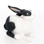 Фигура Заяц, цвет: белый с чёрным