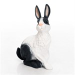Фигура Заяц, цвет: белый с чёрным