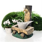 Умывальник садовый "Дерево с корытом" U09041, высота 68 см U09041 - фото 78937