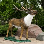 Фигура садово-парковая Олень U09014 стеклопластик h=111 см U09014 - фото 79620