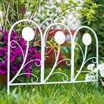 Садовый заборчик из металла