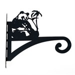 Кронштейн для цветов настенный из металла Панда 201-025B 201-025B - фото 79838