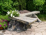 Садовая скамейка из стеклопластика