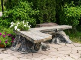 Скамейка для сада из стеклопластика