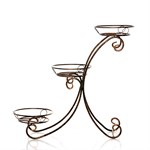 Цветочница, цв чёрный с золотом