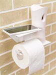держатель туалетной бумаги с полкой