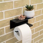 держатель для туалетной с полочкой