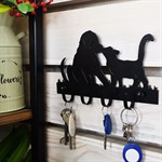 настенная металлическая ключница