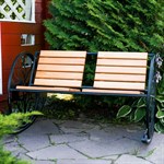 кресло-качалка с лазерной резкой по металлу