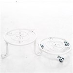 напольные металлические цветочницы