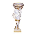 Садово-парковая скульптура Ангел с вазой F03081 полистоун высота 90см F03081 - фото 82946