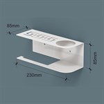 Держатель настенный для туалетной бумаги 805-016 805-016 - фото 83840