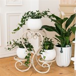 металлическая цветочница