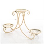 напольная металлическая цветочница