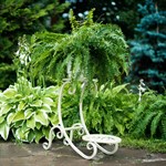 металлическая цветочница