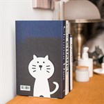 Ограничитель для книг на полке из металла