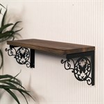 кронштейны для полки, цв.чёрный