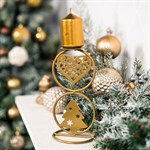 Подсвечник Золотая Елка кованый на одну свечу 607-068G - фото 84670