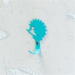 настенный крючок голубого цвета для детских вещей настенный крючок голубого цвета для детских вещей