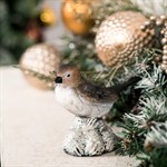 новогодняя фигурка воробья