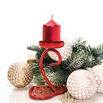 Подсвечник Сердце металлический 607-019R - фото 85016