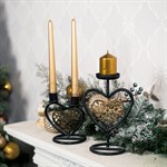 металлические подсвечники