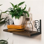 комплект кронштейнов для настенной полки