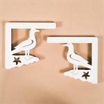 комплект кронштейнов белого цвета комплект кронштейнов белого цвета