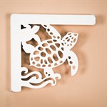 декоративные кронштейны в белом цвете