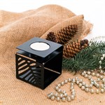 декоративный подсвечник цв.черный