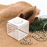 декоративный подсвечник цв.белый