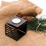 металлический подсвечник цв.коричневый