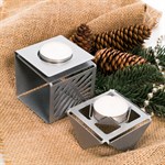 новогодний декор в сером цвете