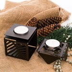 металлические подсвечники цв.коричневый