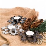 декор интерьера подсвечниками