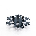 подсвечник снежинка цв.чёрный