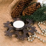 подсвечник "снежинка"