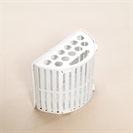 белый металлический органайзер