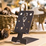 подставка для телефона цв.коричневый