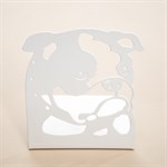 ограничитель для книг цв.белый