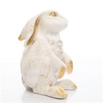 новогодний декор в бело-золотой покраске