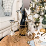 Подставка для бутылки и бокалов