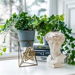 Подставка для цветов звезда 660-006 металлическая d=12см 660-006G - фото 87074