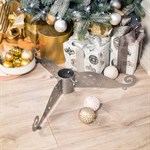 серебряная подставка для ёли