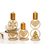 подсвечники с лазерной резкой по металлу