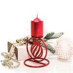 декоративный металлический подсвечник