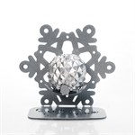 Подсвечник Снежинка металл для одной свечи 730-007 - фото 87251